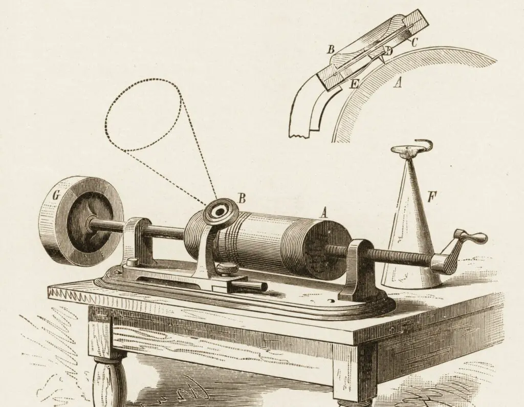 Phonograph-dessin