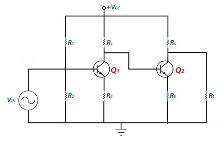 Schema_circuit_amplificateur_couplage_direct_2_etages
